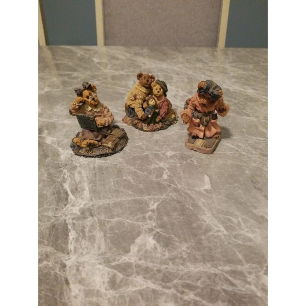 3 Boyd's Bears & Friends figurines